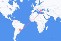 Flights from Porto Alegre, Brazil to Santorini, Greece