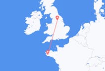 Flights from Quimper, France to Leeds, the United Kingdom
