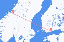 Voli from Trondheim, Norvegia to Helsinki, Finlandia