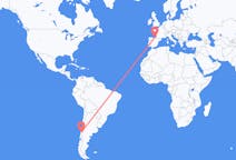 出发地 智利出发地 特木科目的地 西班牙毕尔巴鄂的航班