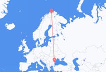Flights from Lakselv, Norway to Varna, Bulgaria