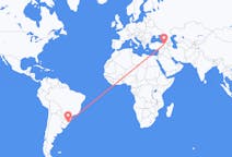 Flüge von Porto Alegre, Brasilien nach Erzurum, die Türkei