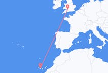 Vluchten van Tenerife, Spanje naar Bristol, Engeland