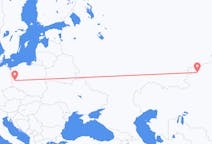 Flights from Kostanay, Kazakhstan to Zielona Góra, Poland