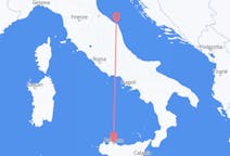 Flyreiser fra Ancona, Italia til Palermo, Italia