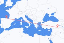 Fly fra Mardin til Santander