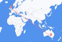 Flyreiser fra Mildura, Australia til Manchester, England