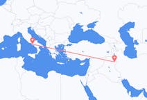Flyrejser fra Sulaymaniyah, Irak til Napoli, Italien