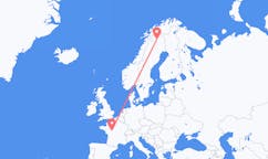 Fly fra Tours til Kiruna
