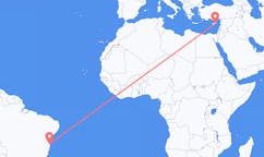 Flights from Una, Brazil to Larnaca, Cyprus