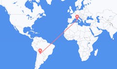 Flights from Yacuíba, Bolivia to Olbia, Italy