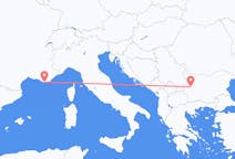 出发地 保加利亚苏菲亚目的地 法国土伦的航班
