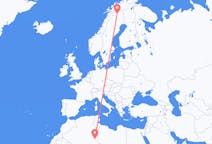 Fly fra Illizi til Kiruna