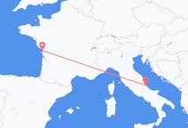 Flyreiser fra La Rochelle, Frankrike til Pescara, Italia