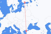 Flights from Tallinn to Mytilene