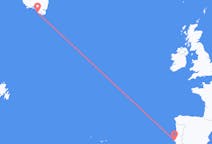 Flyreiser fra Nanortalik, Grønland til Lisboa, Portugal