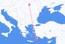 Vluchten van Targu Mures, Roemenië naar Karpathos, Griekenland