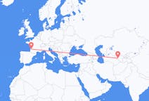 Flyrejser fra Bukhara, Usbekistan til Bordeaux, Frankrig