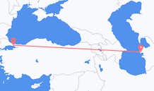 出发地 土库曼斯坦出发地 土庫曼巴希目的地 土耳其伊斯坦布尔的航班