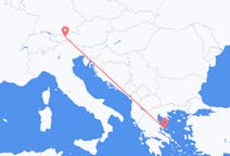 Flights from Skiathos, Greece to Innsbruck, Austria