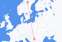 Flyg från Kraljevo till Östersund