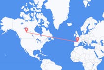 出发地 加拿大麦克默里堡目的地 法国比亚里茨的航班