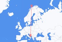 Flyrejser fra Tromsø, Norge til Bari, Italien