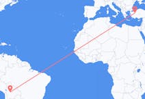 Flights from Cochabamba, Bolivia to Kütahya, Turkey