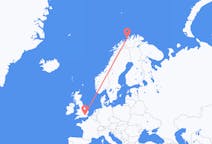 Flights from Hasvik, Norway to London, the United Kingdom
