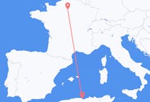 Flights from from Béjaïa to Paris