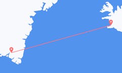 出发地 格陵兰纳萨尔苏克目的地 冰岛雷克雅未克的航班