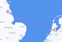 Flyrejser fra Kirmington, England til Amsterdam, Holland