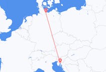 Flights from Rijeka, Croatia to Lubeck, Germany