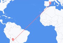 Flights from Tarija, Bolivia to Ibiza, Spain
