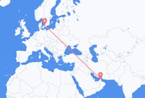 Flights from Ras al-Khaimah, United Arab Emirates to Ängelholm, Sweden