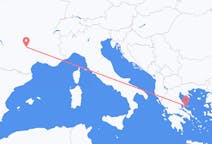 Flights from Aurillac, France to Skiathos, Greece