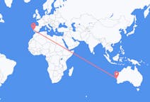 Flyg från Geraldton, Australien till Lissabon, Portugal
