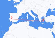 Flights from Badajoz, Spain to Naxos, Greece