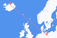 Vluchten van Akureyri naar Berlijn