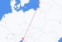 出发地 立陶宛帕兰加目的地 意大利的里雅斯特的航班