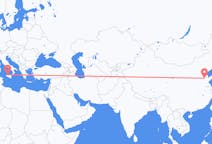 Flyreiser fra Jinan, Kina til Palermo, Italia