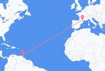 Flights from Port of Spain, Trinidad & Tobago to Castres, France