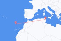 Flyg från Enfidha, Tunisien till Funchal, Portugal