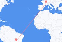 Flights from Goiânia, Brazil to Lyon, France