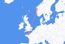 Flyg från Bergen, Norge till Rennes, Norge