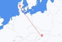 Flights from Budapest, Hungary to Billund, Denmark