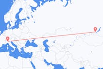 Flights from Milan, Italy to Irkutsk, Russia