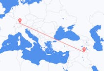 Flights from Erbil, Iraq to Friedrichshafen, Germany