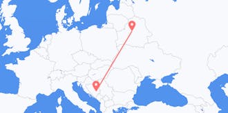Flights from Belarus to Bosnia &amp; Herzegovina