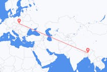 Flights from Guwahati, India to Kraków, Poland